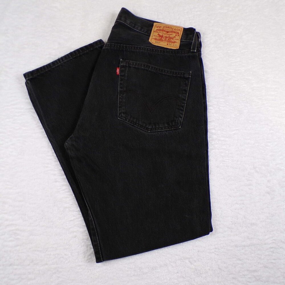 VTG Levi's 501 XX Button Fly Men's 36X32 Dark Wash Jeans CW 09-06 Original Fit